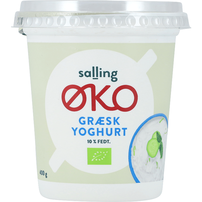 Græsk yoghurt 10% fedt øko