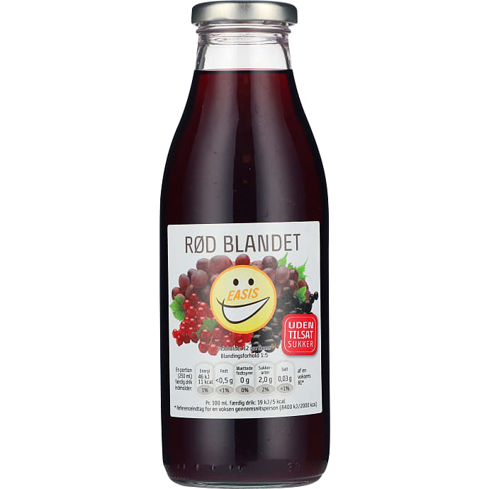 Blandet saft til opblanding