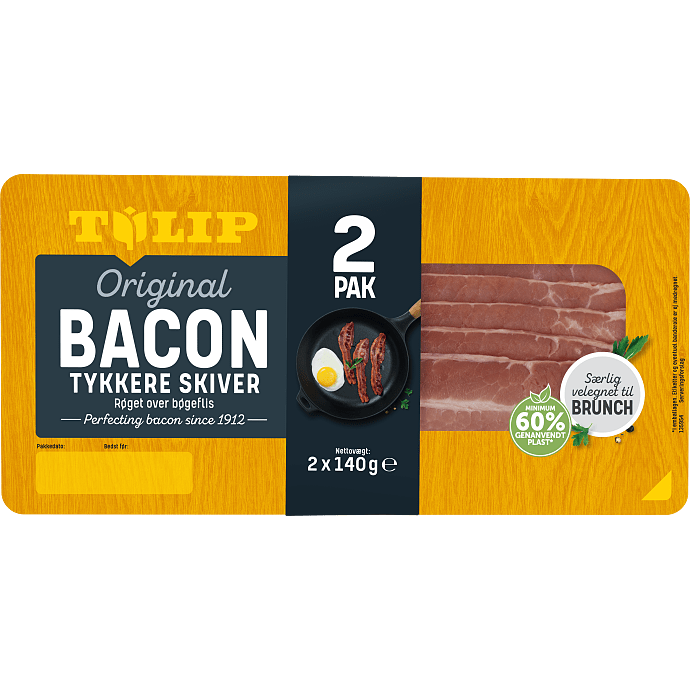 Bacon i skiver