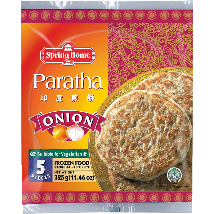 Roti fladbrød m. løg