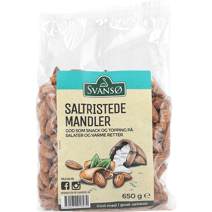 Saltristede mandler