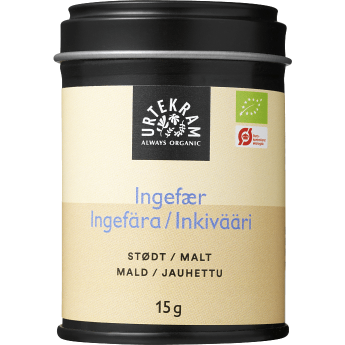 Stødt ingefær øko