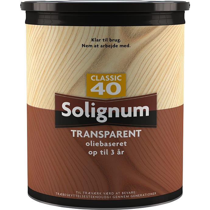 Solignum Classic 40 transparent træbeskyttelse 5 liter - teak