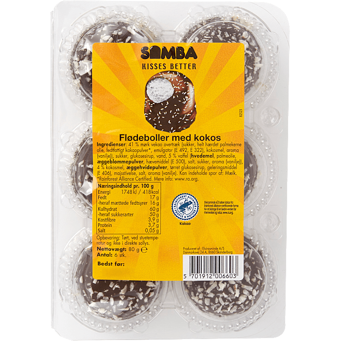 Flødeboller med kokos