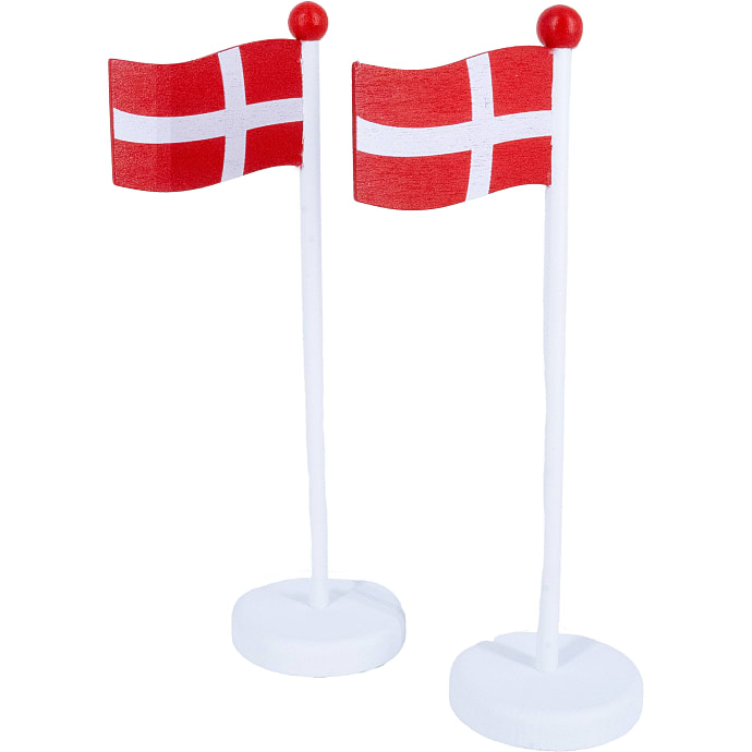 Salling bordflag H: 15 xm 2-pak - Dannebrog