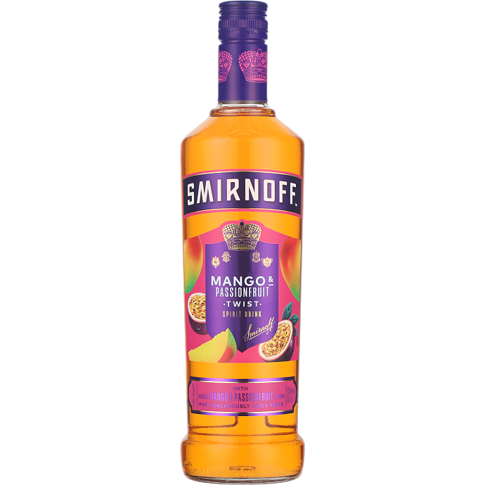 Vodka m. mango- og passionsfrugtsmag