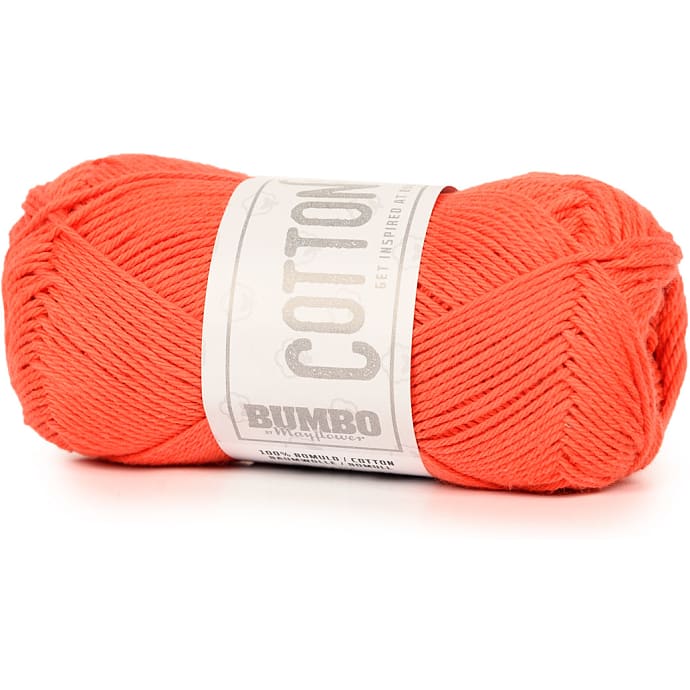 BUMBO Bomuldsgarn - Orange rød 230