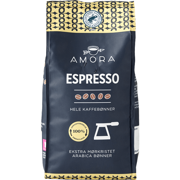 Amora espresso hele bønner
