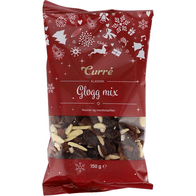 Gløggmix m. rosiner og mandler
