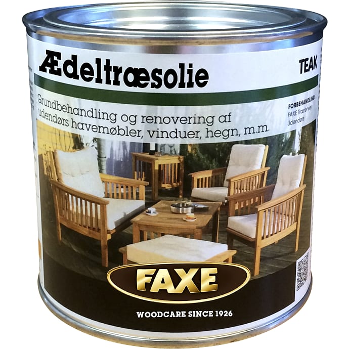 FAXE ædeltræsolie 0,75 liter - teak