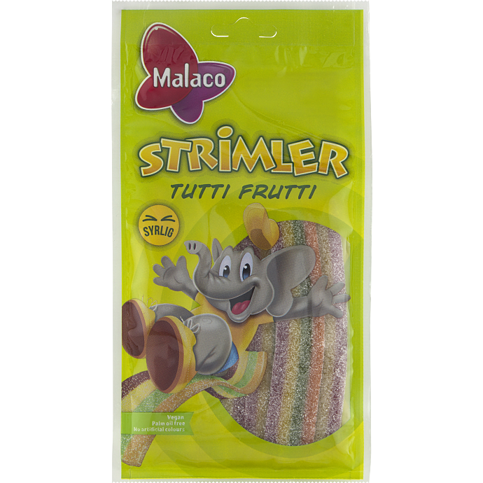 Strimler m. Tutti Fruttismag