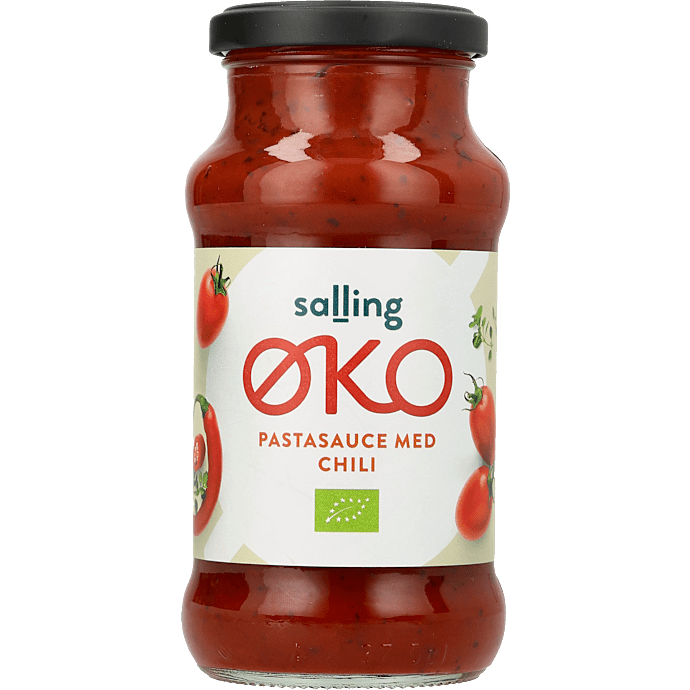 Pastasauce m. chili øko