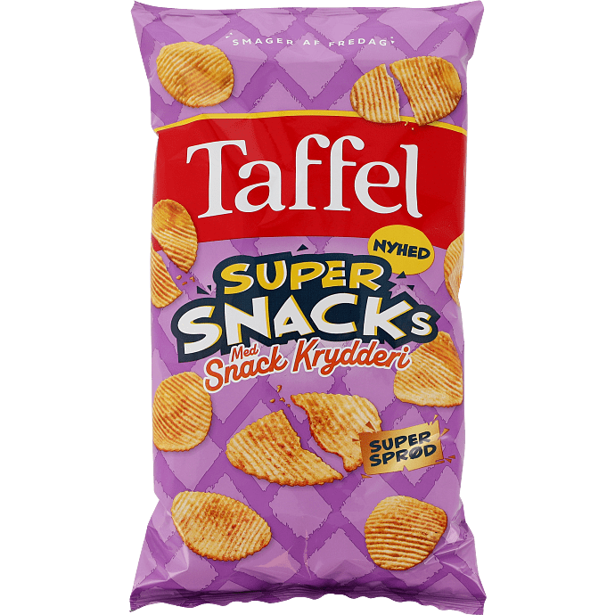 Chips m. snack krydderi