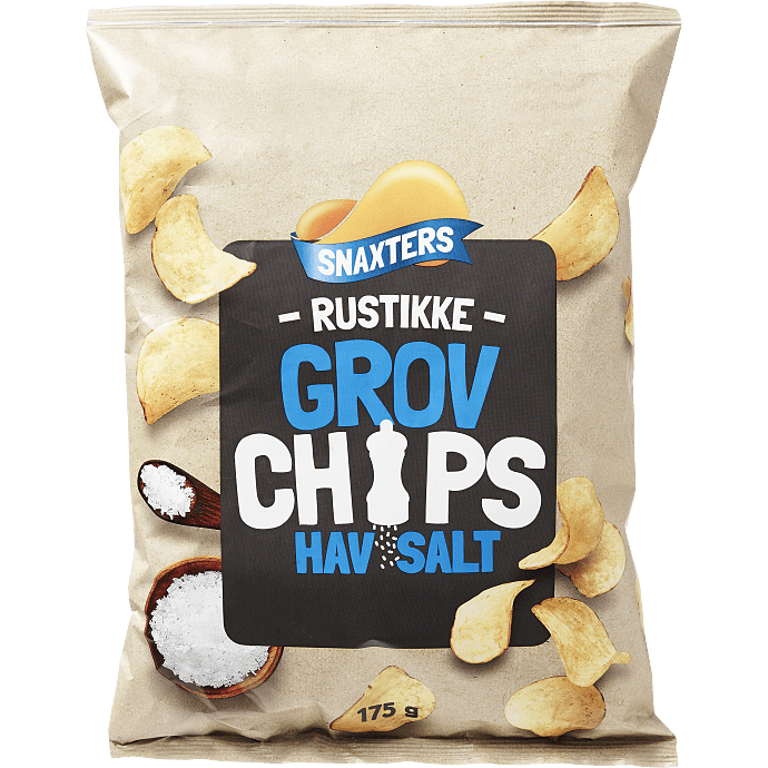 Grove chips m. havsalt