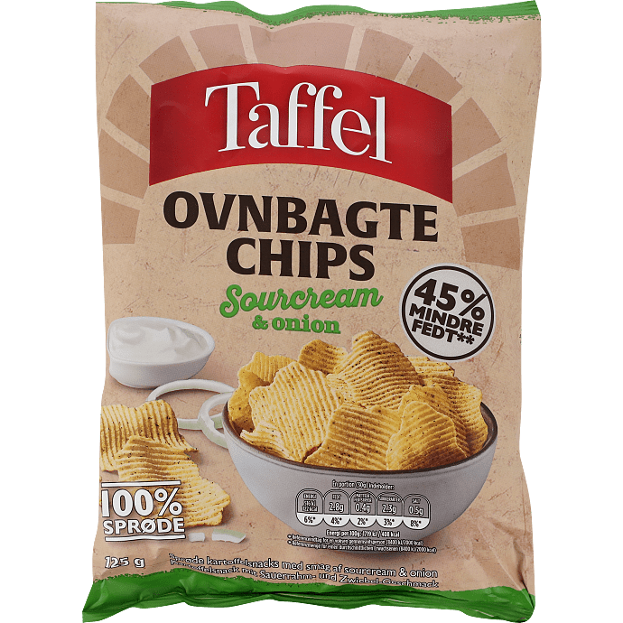 Chips m. sour cream & onion