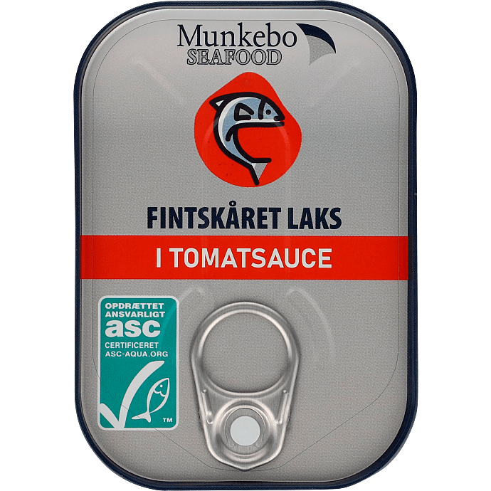 Fintskåret laks i tomatsauce