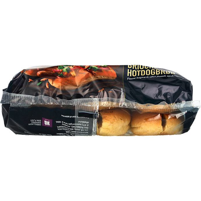 Brioche hotdogbrød
