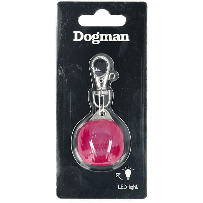 Hundeblinker m. LED - pink