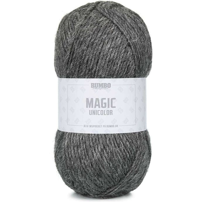 Bumbo Magic Uldgarn - Mørk grå 003