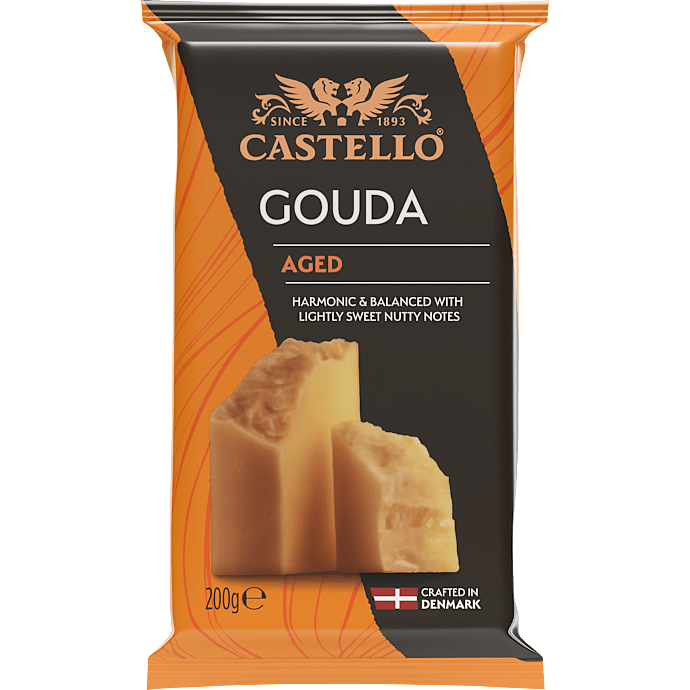 Gouda ost i stykke lagret 48+