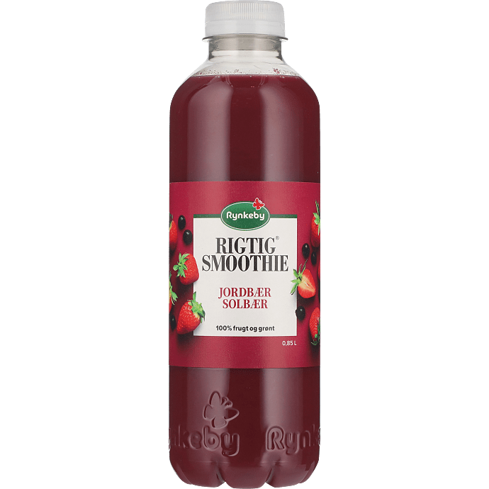 Smoothie m. jordbær og solbær