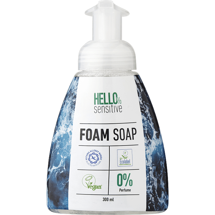 Hello sensitive skum håndsæbe 300ml