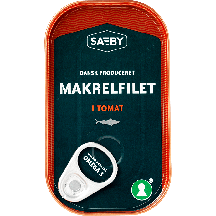 Makrelfilet i tomat