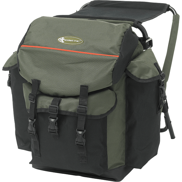Kinetic stolrygsæk 25 liter - Moss Green