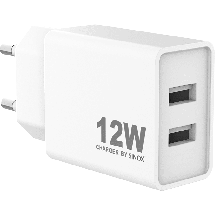 Sinox Pro oplader 12W - hvid