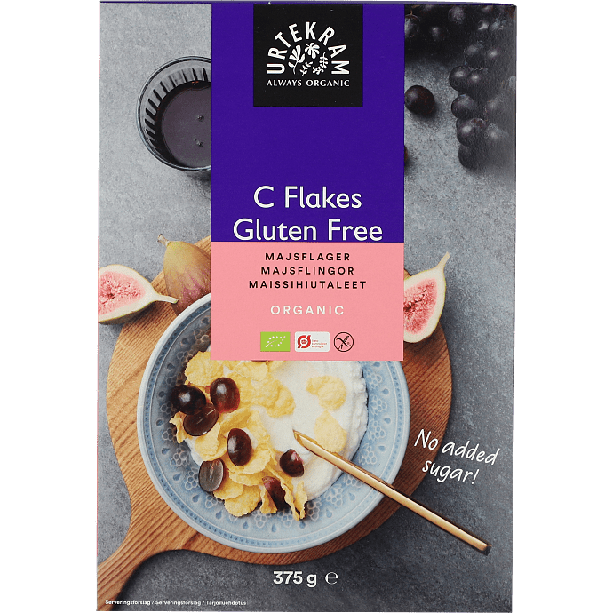C-flakes u. tilsat sukker glutenfri øko