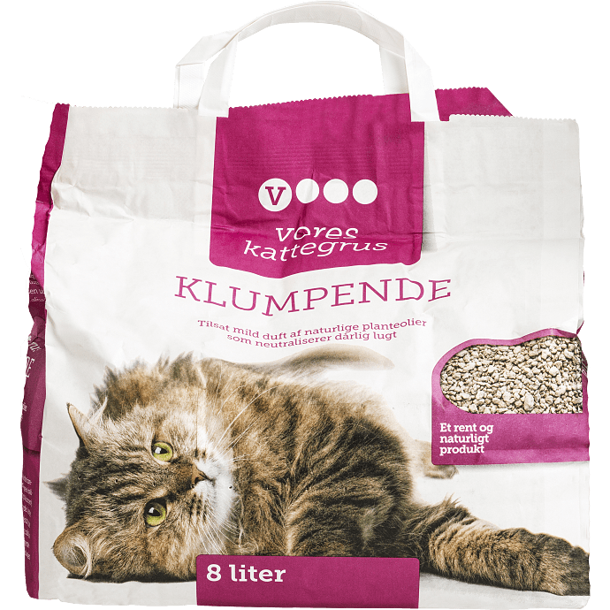Kattegrus klumpende m. duft
