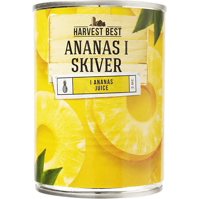 Ananas i skiver