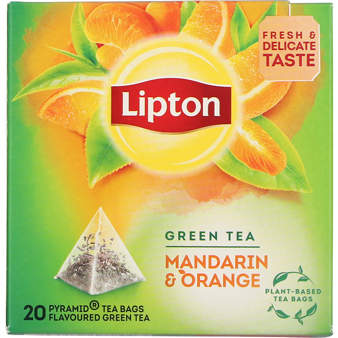 Grøn te m. mandarin og appelsin