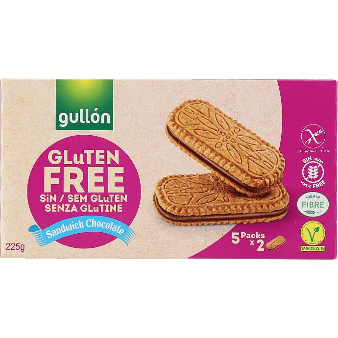 Havrekiks m. chokoladecreme glutenfri