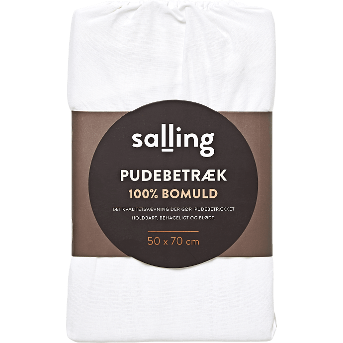 Salling hovedpudebetræk - hvid
