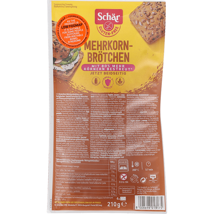 Fuldkornsboller glutenfri