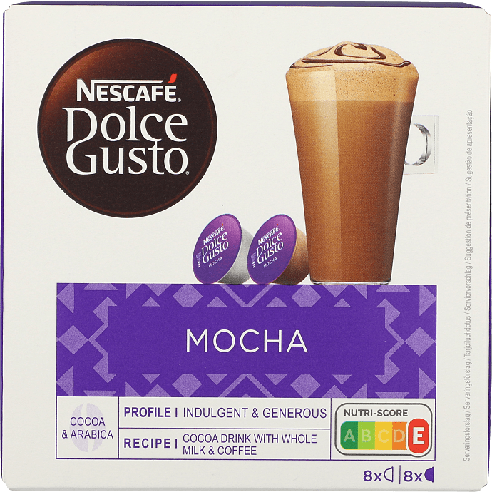 Mocha kaffekapsler