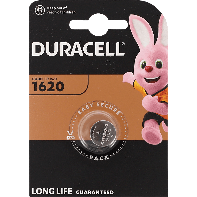 Duracell knapcelle CR1620 batterier