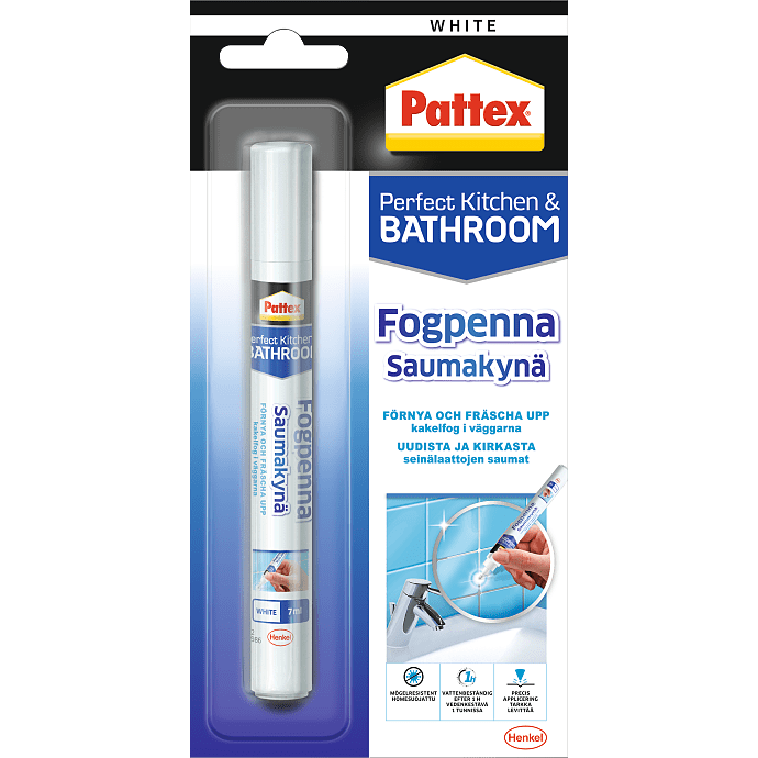 Pattex fugepen - hvid