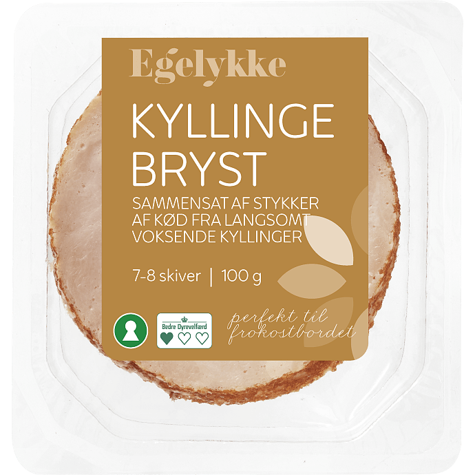 Kyllingebryst i skiver