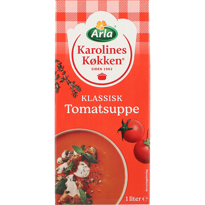 Tomatsuppe m. timian