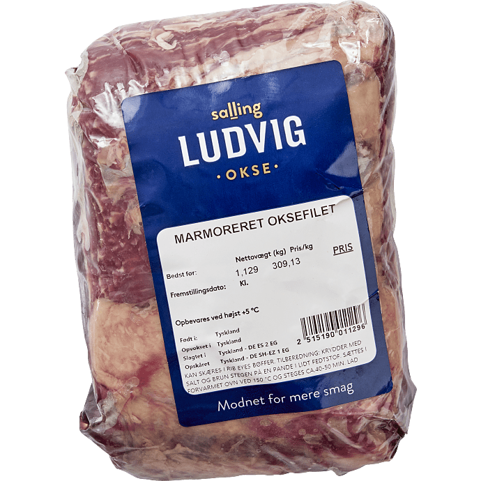 Marmoreret oksefilet
