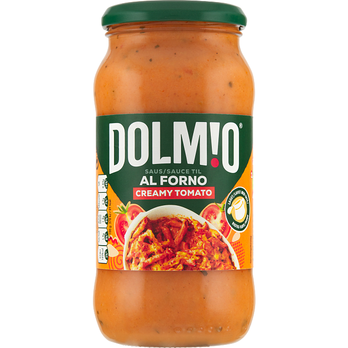 Pastasauce m. tomat, ost og fløde