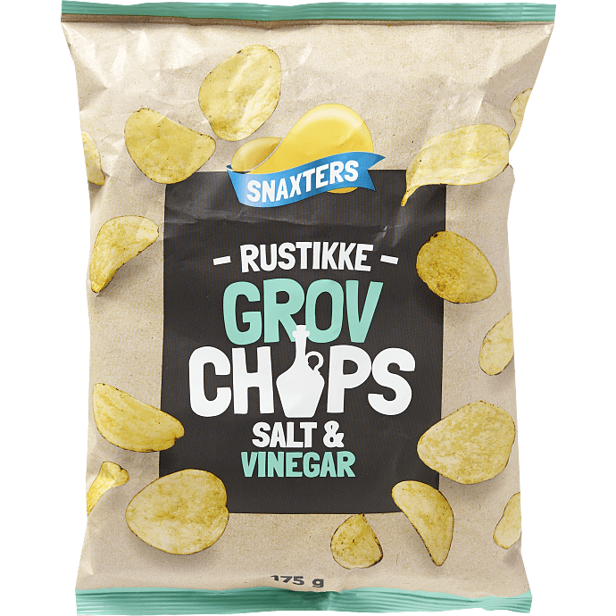 Grove chips m. salt- og eddikesmag