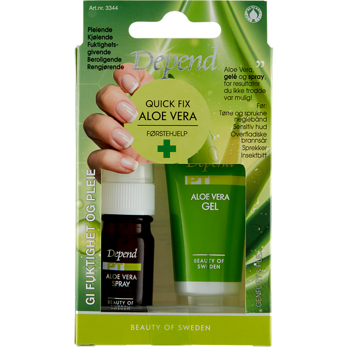 Neglespray og -gel m. aloe vera