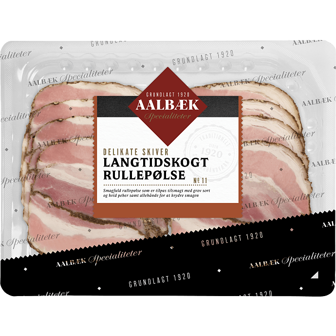 Rullepølse i skiver