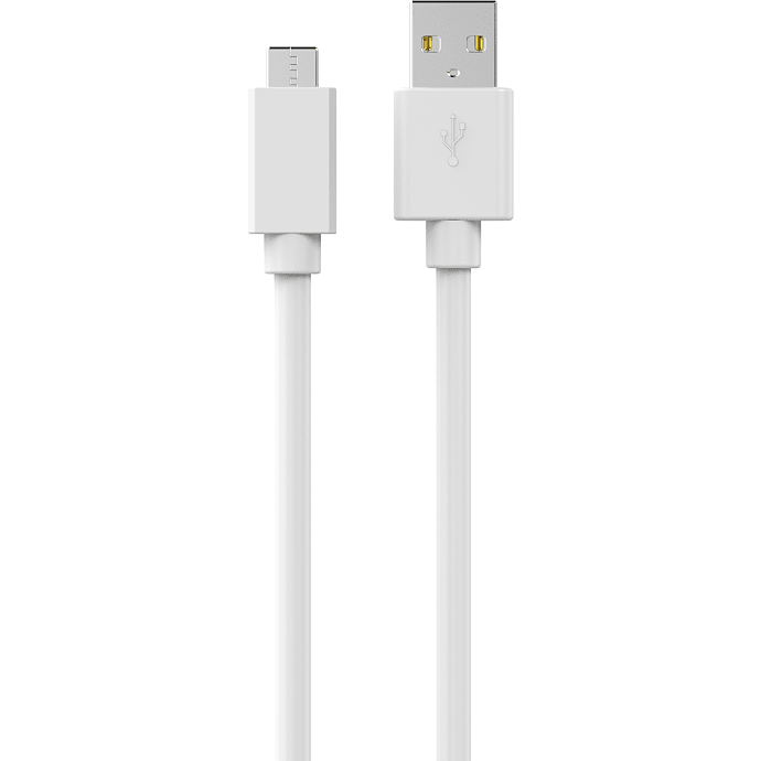 Sinox USB A - USB C opladningskabel 3 meter - hvid