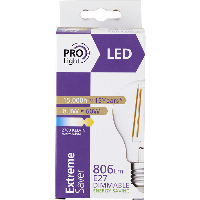Prolight LED pære A60 E27