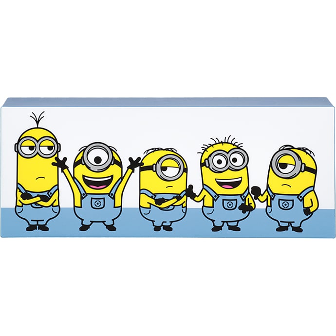 Minions lampe - blå og gul