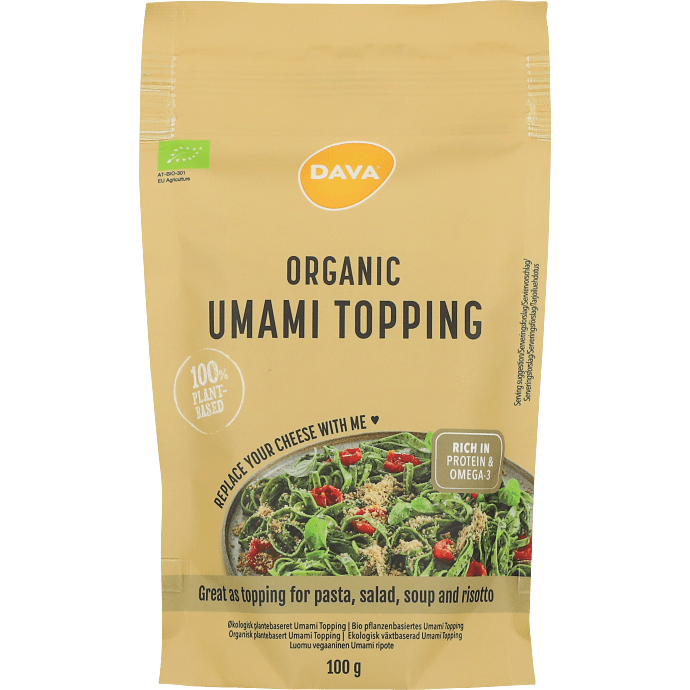 Plantebaseret umami topping øko